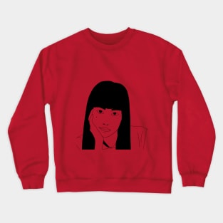 Girl from Nowhere Nanno Line Art Crewneck Sweatshirt